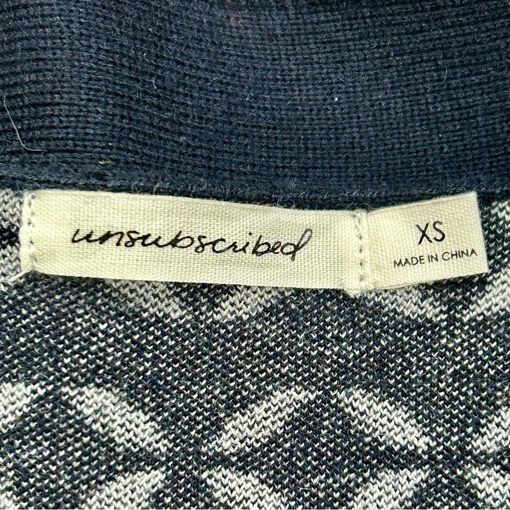 Unsubscribed Geometric Pattern Button-Front Cardi… - image 3